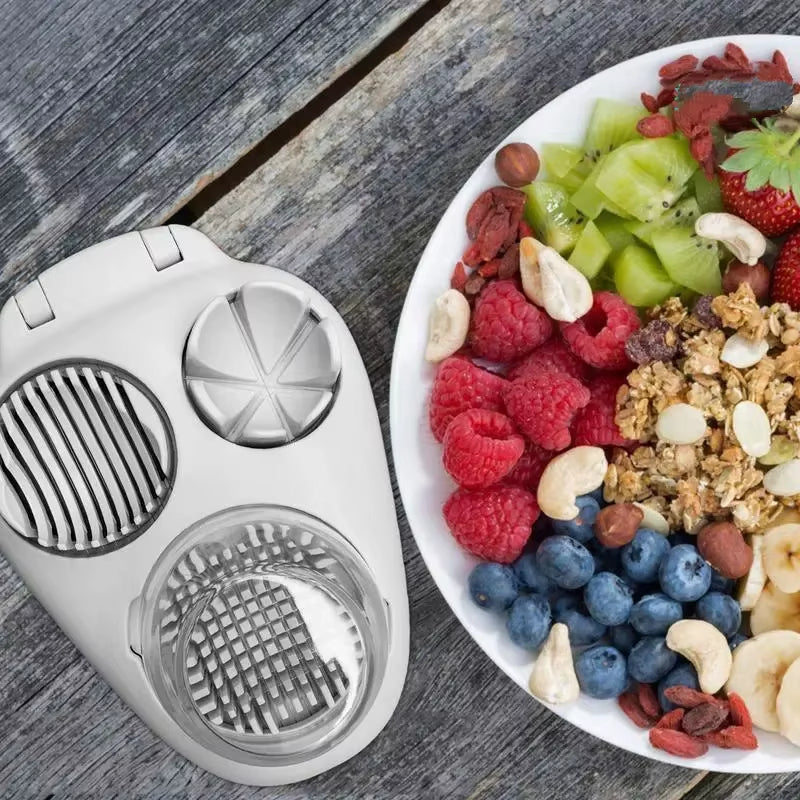 coupe oeuf trois options pour couper aliment préparation déjeuner facile