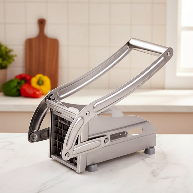 Coupe frites Professionnel InoxCut compact sur comptoir cuisine