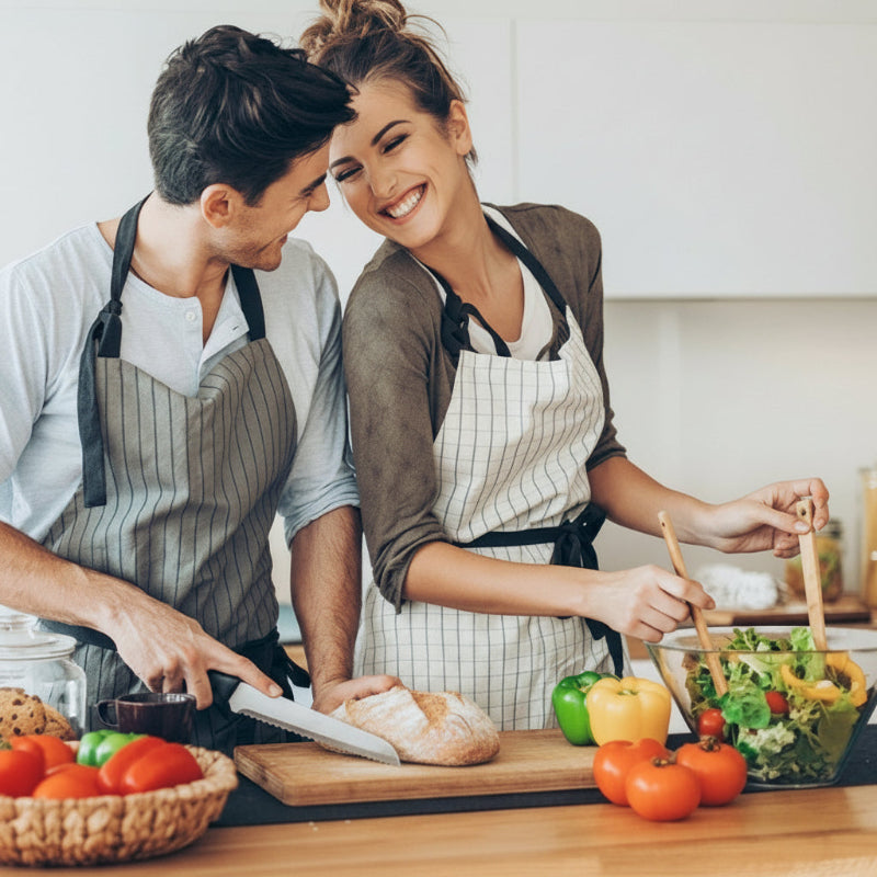 Couteau à pain mie noble moment agréable cuisine