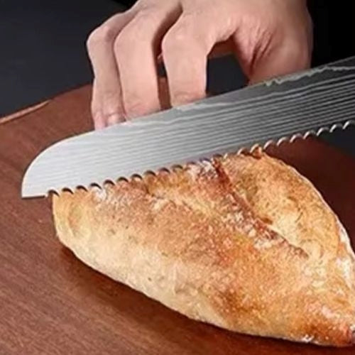 Couteau à pain mie noble tranchant tartinades sans effort