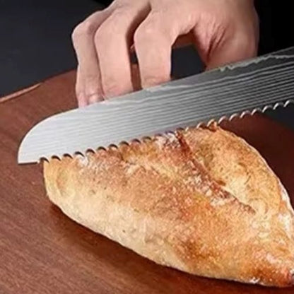 Couteau à pain mie noble tranchant tartinades sans effort