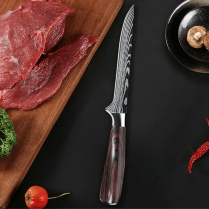 Couteau a viande désosseur glisse dans viande