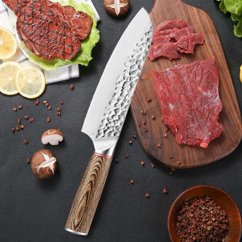 Couteau de cuisine forgeron performant coupant steak