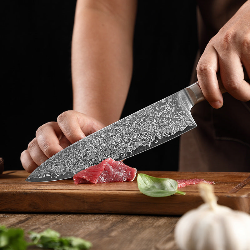 Couteaux en cuisine élégance découpe précise viande