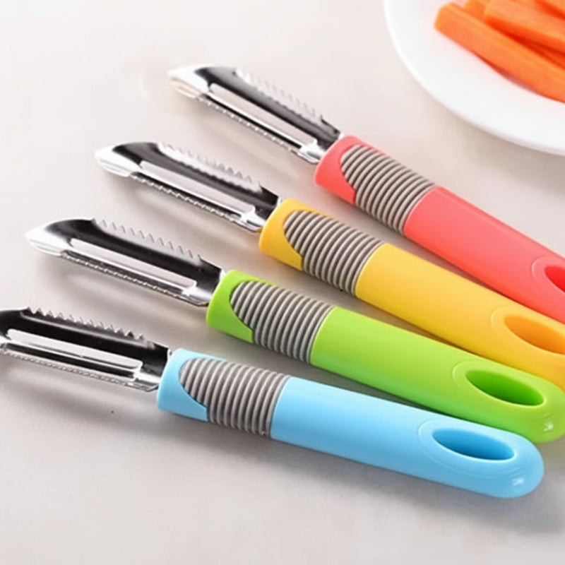Epluche carotte couleur aléatoire avec assiette carotte