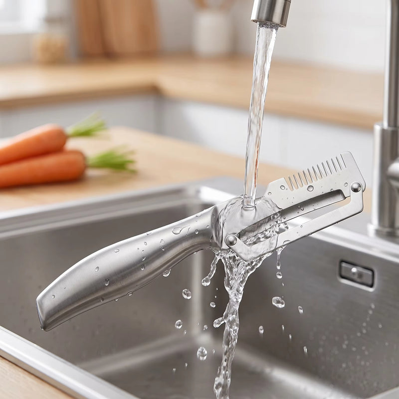 Eplucheur carotte nettoyage facile sous eau