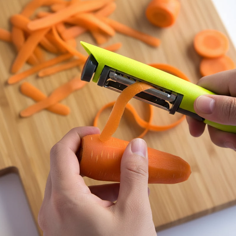 Eplucheur carottes éplucher facilement carotte sur planche découper