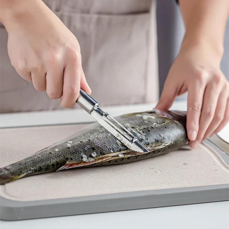 Eplucheur enlever peau poisson facilement