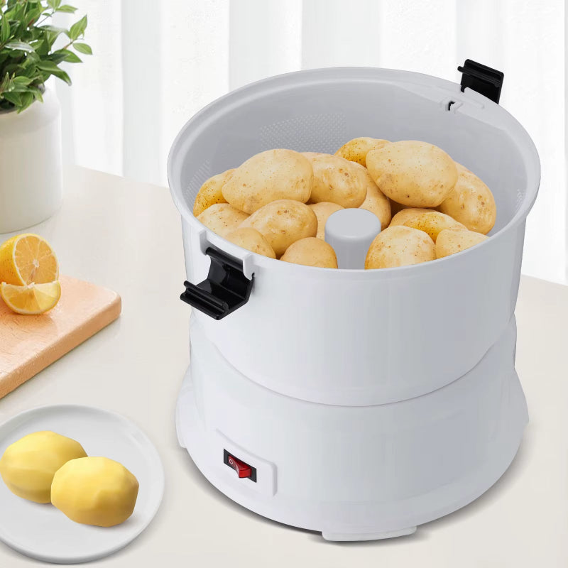 Eplucheur pomme de terre prêt pour éplucher