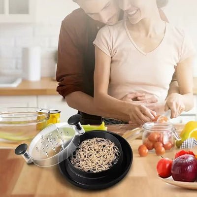 Hachoir a viande chicpic couple heureux cuisine