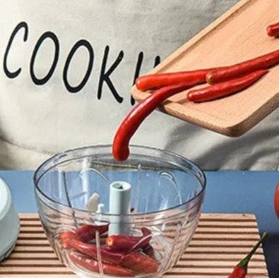 Hachoir manuel famille dynamo poivron fort