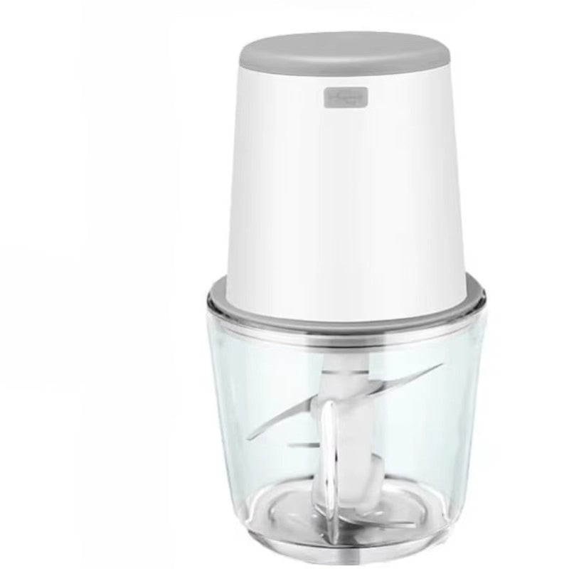 Hachoir viande électrique blanc verre compacte