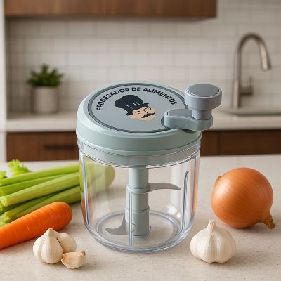 Mini hachoir mini héros avec légumes