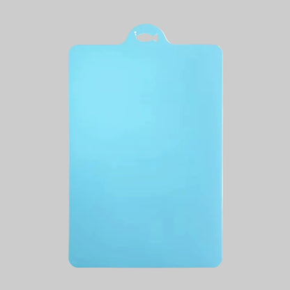Planche à découper plastique bleu