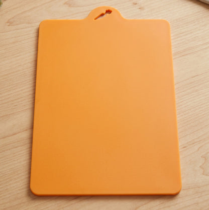Planche à découper plastique orange