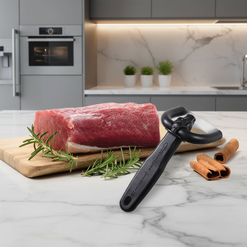 Trancheuse a jambon avec porc pour retirer facilement gras