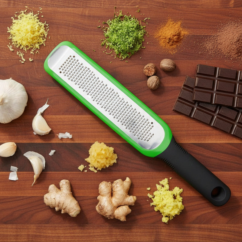 Zesteur avec chocolat gingembre ail muscade pour râper