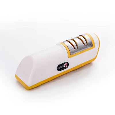 aguiseur couteau electrique jaune