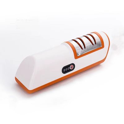 aiguiseur couteau electrique orange