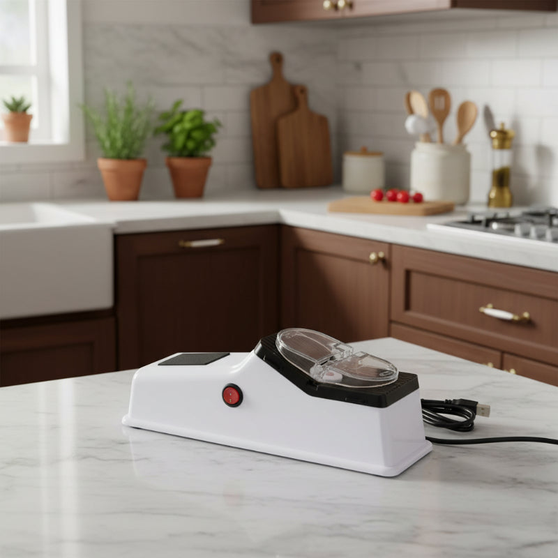 aiguiseur de couteaux professionnel avec chargement USB