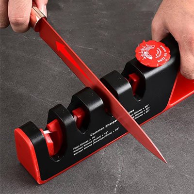 Aiguiseur de couteaux réglages des angles d'affûtage