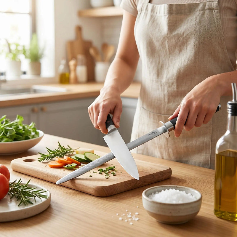 aiguiseurs de couteaux femme affûte couteau facilement