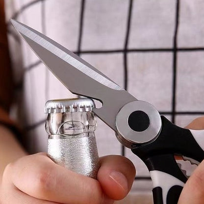 ciseaux de cuisine multifonction ouvre bouteille