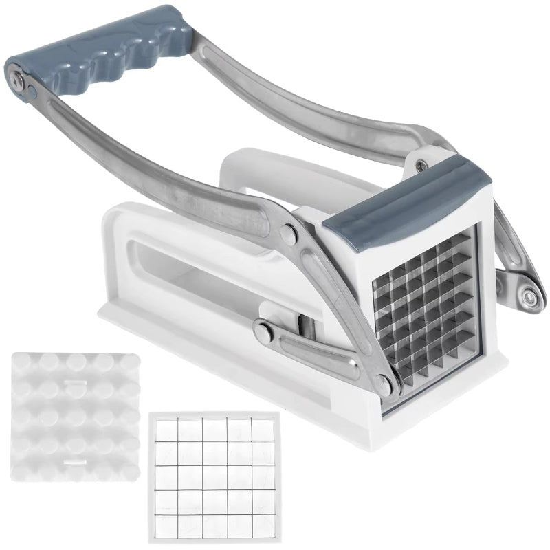 Coupe frite L'Efficient bleu acier