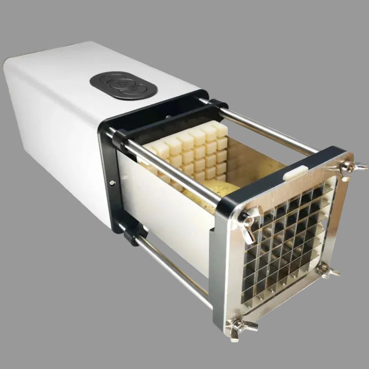 coupe frite électique pomme de terre entière dans coupe frite