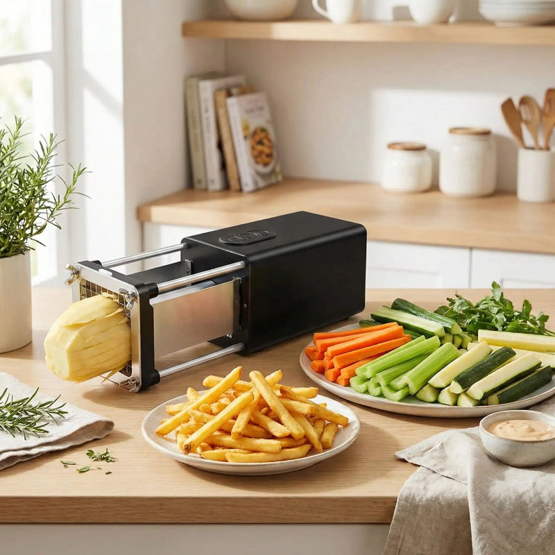 coupe frite électrique trancher légumes rapidement