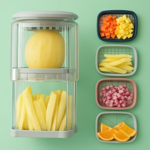 coupe frites 4 lames interchangeables robuste