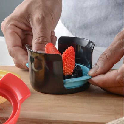 coupe oeuf coque trancher fraise facilement