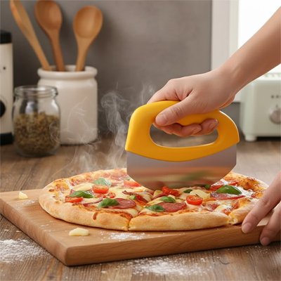 Couteau pizza coupe sans effort