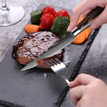 couteau pour steak coupe avec facilité