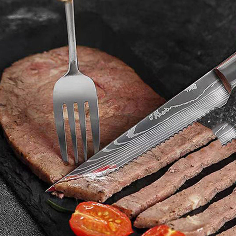 couteau pour steak tranche sans effort