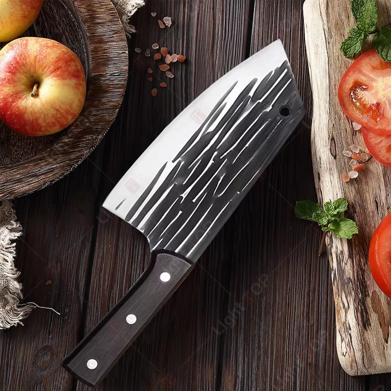 couteaux de cuisine boucher lame tranchant facilement aliment