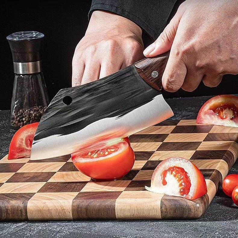 couteaux de cuisine boucher poignee ergonomique sans fatigue