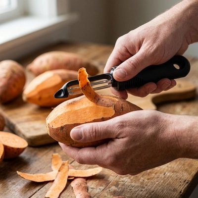 econome pomme de terre éplucher les légumes dur patate douce