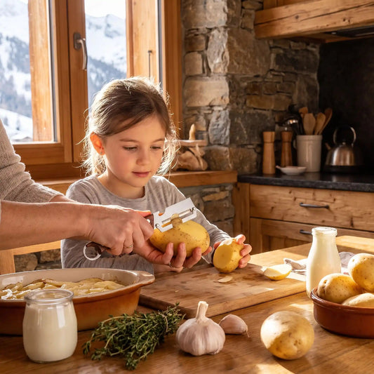 econome pomme de terre préparer gratin dauphinois famille