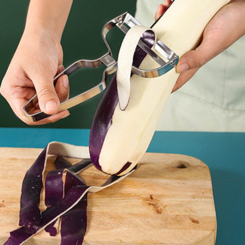 éplucheur carotte épluche une aubergine facilement