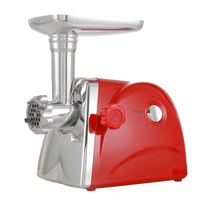 hachoir electrique a viande gourmet acier rouge