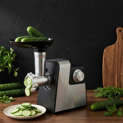hachoir électrique faisant magnifique tranches minces cocombres