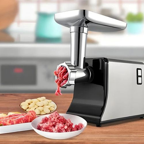 hachoir électrique préparation hachage viande