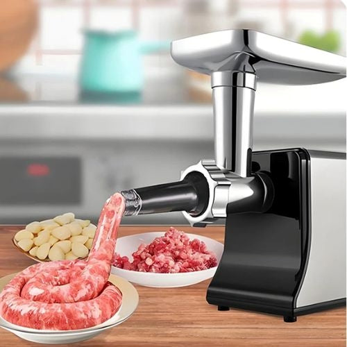 hachoir électrique préparation saucisse maison