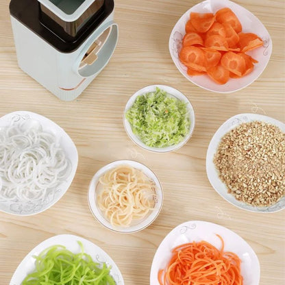 mandoline cuisine electrique assiette differentes coupes légumes