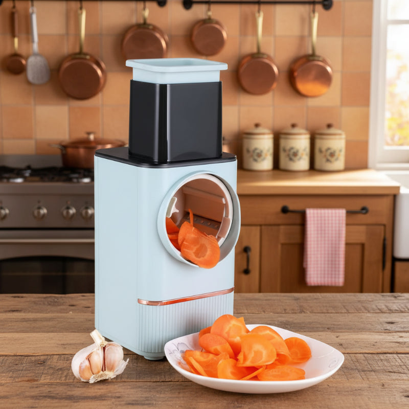 mandoline cuisine electrique trancher carottes rapidement