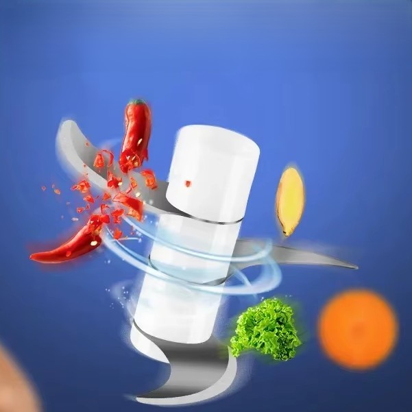 mini hachoir électrique pocket trois lames tranchantes