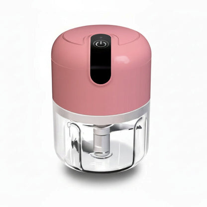 mini hachoir électrique rose