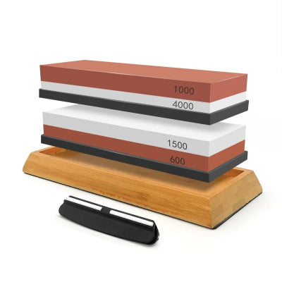 Pierre à aiguiser 4 en 1 set A