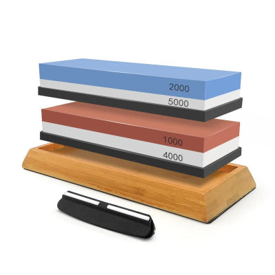 Pierre à aiguiser 4 en 1 set C